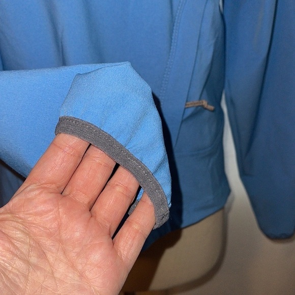 The north face blue 1/3 zip up pull over jacket size small - Picture 4 of 8